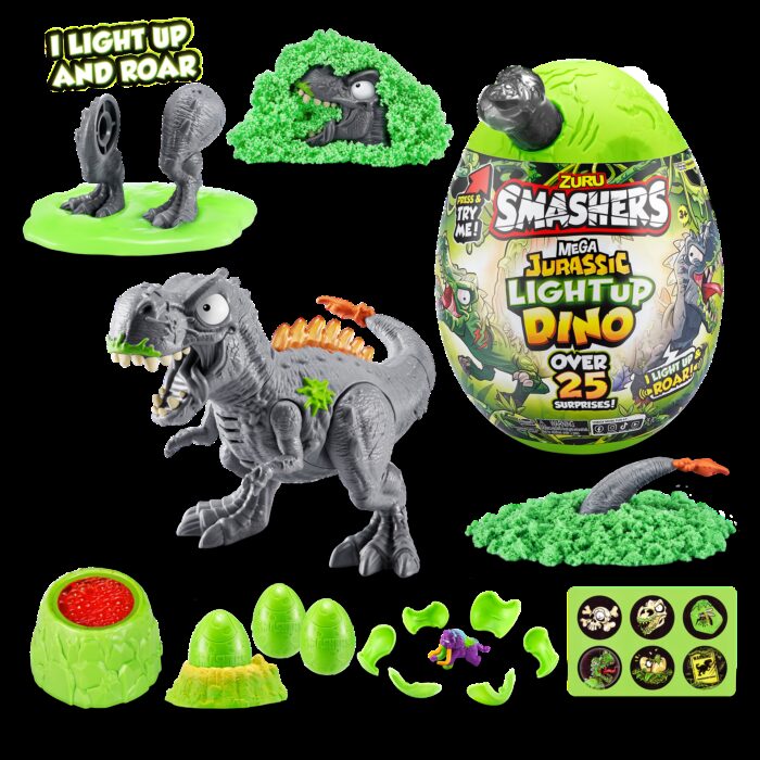 Smashers Jurassic Mega Light-Up Dino (S1) - Image 3