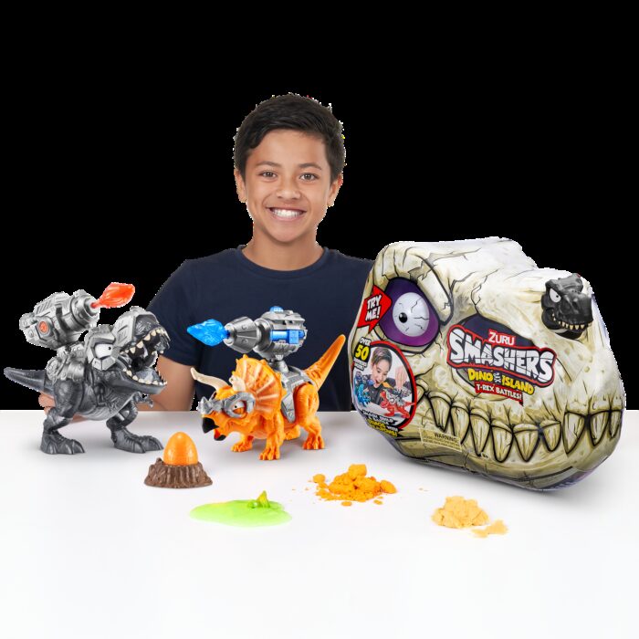Smashers Dino Island T-Rex Battle Playset (Large) (S1) - Image 6