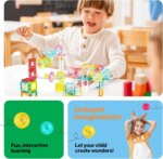 100 Piece Magnetic Marble Run Set with Launcher – PicassoTiles - Image 8