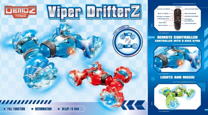 Demoz Toyz Viper DrifterZ – Remote Control Car - Image 7