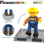 2-in-1 Car Base Excavator Set 16 pcs – PicassoTiles - Image 6