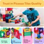 70 Piece Magnetic Marble Run Set – PicassoTiles - Image 3