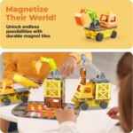 Magnetic Construction Truck Set 50 pcs – PicassoTiles - Image 7