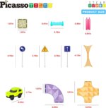 Magnetic Race Track Set 40 pcs – PicassoTiles - Image 8