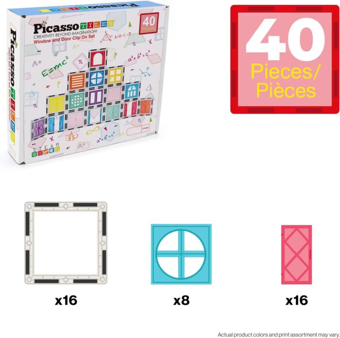 Window & Door Clip-On Magnetic Set 40 pcs – PicassoTiles - Image 2